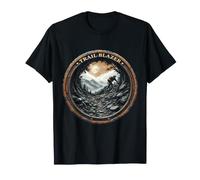 Trail Blazer Mountain Biker on Rocky Path T-Shirt