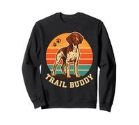 Trail Buddy Dog Hiking Companion Outdoor Adventure Sweatshirt