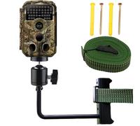 Trail Camera Bracket,Adjustable with 1/4 Inch Screw | Trail Camera Holder for Smooth Bark - for Photographers Farmers Enthusiasts Trunk Fence Post Agricultural Field