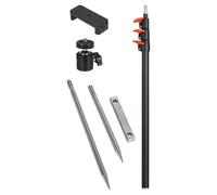 Trail Camera Stake - Spike Tripod Mount Telescopic Outdoor Phone Stand,Metal Ground Spikes Trail Cam Mount for Live Broadcast Photography