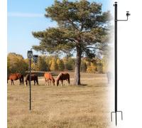 Trail Camera Stakes Universal Camera Stand Mount Light Weight DIY Holder with Accessoried Outdoor for Farm Yard Garden (1, Black, 25-3)