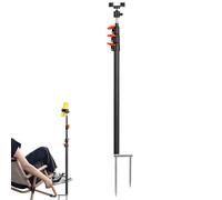 Trail Camera Stick, Phone Holder Stakes - Weatherproof Spike Tripod Mount for Outdoor Phone Stand - Metal Trail Cam Mount Smartphone Holder for Live Broadcast Photos