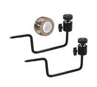 Trail Camera Tree Holder, 2 Pieces Heavy Duty Metal Holder, Security Camera Bracket - for Wall Tree Hiking Camping Wildlife Night Photography Video