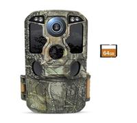 Trail Camera WiFi 4K 48MP Infrared Night Vision 0.05s Motion Activated Trigger Wildlife Photo Traps IP67 Waterproof Wild Camera(With 64GB Card)