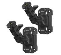 Trail Cameras Mounting Bracket with 1/4" -20 Threaded Insert 360°Rotating Adjustable Holder for Outdoor Hunting Gear Accessory, Game Camera Holder Monitor Stand Hunting Camera Kit （2 Pack