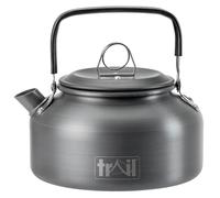 Trail Camping Kettle, 800ml | Hard Anodised Aluminium, Folding Heat-Resistant Handle, Suitable for Camping Stoves, Lightweight 160g Design, Bag Included