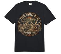 Trail Coffee Rider Weekend Club Mountain Ride Comfort Colors Adult Heavyweight T-Shirt
