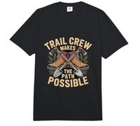 Trail Crew Makes The Path Possible Hiking Outdoors Comfort Colors Adult Heavyweight T-Shirt