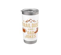 Trail Dust Dad Jokes Camping Stainless Steel Insulated Tumbler