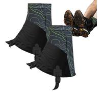 Trail Gaiters Adjustable Breathable Low Shoe Covers, Protective Gators for Mountaineering, Desert Running | Camping Gear for Travel, Hunting, Hiking, Protection