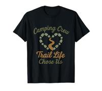 Trail Life Chose Us Rustic Camping Crew Design T-Shirt