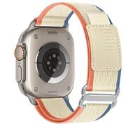 Trail Loop Nylon Band - Compatible with Apple Watch Ultra 2/Ultra Band 49mm 45mm 44mm 42mm for Men Women, Soft Breathable Elastic Sport Strap for iWatch Ultra 2, iWatch Ultra Series SE 9/8/7/6/5/4