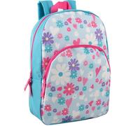 Trail maker 15 Inch Kids Backpacks for Preschool, Kindergarten, Elementary School - Adjustable, Padded Straps (Dancing Daisies)