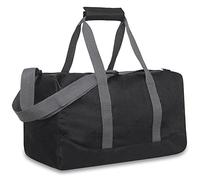 Trail maker 30 Liter, 17 Inch Canvas Duffle Bags for Men and Women -Travel Weekender Overnight Carry-On Shoulder Duffel Tote Bags (Black)