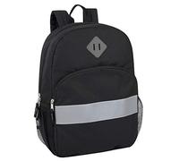 Trail maker Kids Reflective Backpack for School, Colourful Backpack with Reflector Strips, Side Pocket, Padded Straps