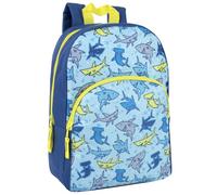 Trail maker Kids Small Character Backpacks for School for Boys and Girls with Adjustable, Padded Back Straps (Smiling Sharks)