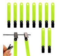 Trail Markers | High Visibility Trail Markers with Clips | Glow In The Dark Trail Markers & Reflective Tacks for Hunting