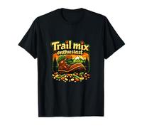 Trail Mix Enthusiast Camping Mountain Badge Graphic T-Shirt