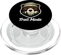 Trail Mode Bear Hiking Graphic PopSockets PopGrip for MagSafe