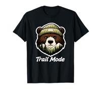 Trail Mode Bear Hiking Graphic T-Shirt