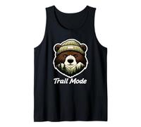 Trail Mode Bear Hiking Graphic Tank Top