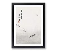 Trail of Ants by Morimoto Toko Framed Print | A2 Black Framed Wall Art | Ready to Hang | Modern Nature Picture | Living Room Bedroom Lounge Office
