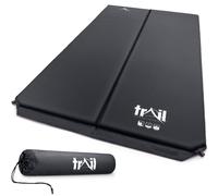 Trail Outdoor Leisure Double Camping Mat Self Inflating Inflatable Camp Roll Mattress With Bag Trail in Black Trail Outdoor Leisure Black Double
