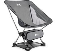 Trail Outdoor Leisure Folding Camping Chair Lightweight Portable Outdoor Garden Beach Seat Trail in Grey Trail Outdoor Leisure Grey