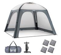 Trail Outdoor Leisure Inflatable Gazebo Shelter (Removable Sides) - Grey