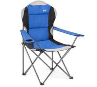 Trail Outdoor Leisure Kestrel Deluxe Folding Padded Camping Chair Blue