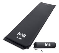 Trail Outdoor Leisure Single Camping Mat Self Inflating Inflatable Camp Roll Mattress With Bag Trail in Black Trail Outdoor Leisure Black Single