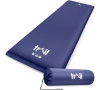 Trail Outdoor Leisure Single Self Inflate Mat - Blue 10Cm 186X65Cm