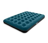 Trail Outdoor Leisure Inflatable Camping Airbed Flocked Air Mattress Single Teal