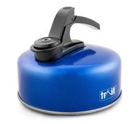 Trail Outdoor Leisure Whistling Stove Top Camping Kettle Lightweight Aluminium Fast Boil 1L in Blue Trail Outdoor Leisure Blue