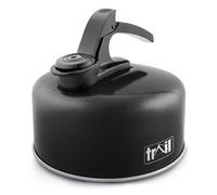 Trail Outdoor Leisure Whistling Stove Top Camping Kettle Lightweight Aluminium Fast Boil 2L in Black Trail Outdoor Leisure Black