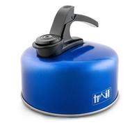 Trail Outdoor Leisure Whistling Stove Top Camping Kettle Lightweight Aluminium Fast Boil 2L in Blue Trail Outdoor Leisure Blue
