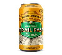 Trail Pass Golden Ale - Non Alcoholic Pale Ale, Case of 6 Cans