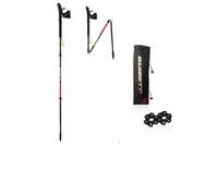 Trail poles Guidetti Silver Néo (Black/Red)
