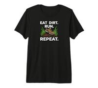 Trail Runner Eat Dirt Run Repeat XC Athlete Premium T-Shirt