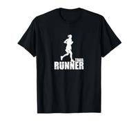 Trail Runner Silhouette Mountain Landscape T-Shirt