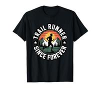 Trail Runner Since Forever Mountain Forest Trails Running T-Shirt