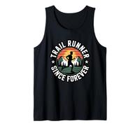 Trail Runner Since Forever Mountain Forest Trails Running Tank Top