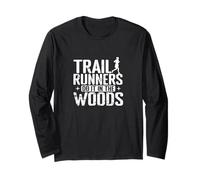 Trail Runners Do It in The Woods Long Sleeve T-Shirt