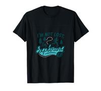 Trail Running Adventure Map Graphic Design T-Shirt