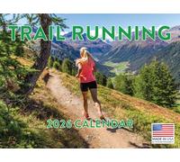 Trail Running Calendar 2026 Runners Monthly Wall Calender 12 Month | American Made In The USA