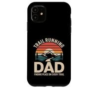 Trail Running Dad Finding Peace On Every Trail Case for iPhone 11