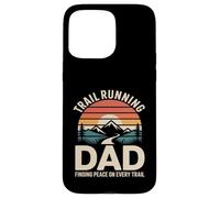 Trail Running Dad Finding Peace On Every Trail Case for iPhone 15 Pro Max