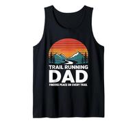 Trail Running Dad Finding Peace On Every Trail Tank Top