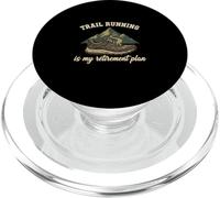 Trail Running Is My Retirement Plan Trail Running Lover PopSockets PopGrip for MagSafe