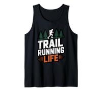 Trail Running Life Mountain Runner Forest Trail Running Tank Top
